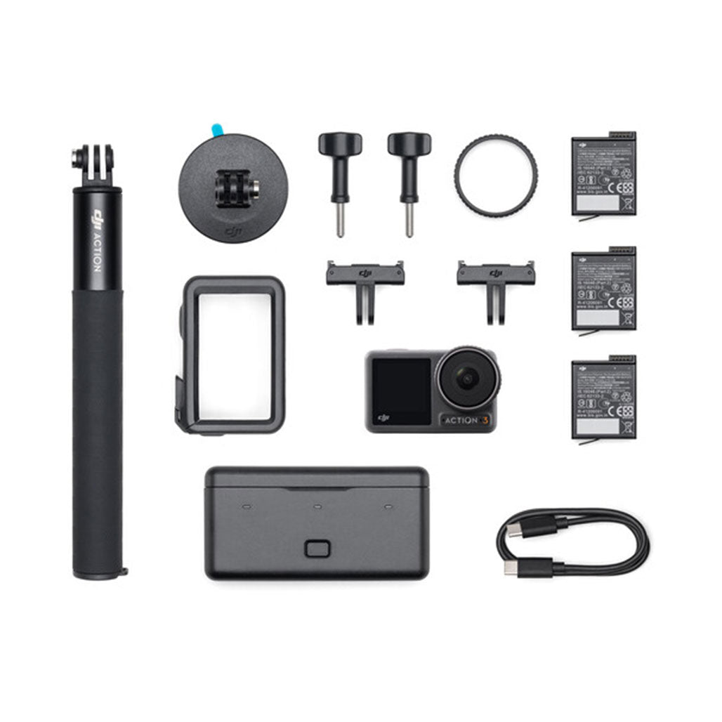A Photo Of DJI Osmo Action 3 Camera Adventure Combo – High-Performance Action Camera for Extreme Conditions