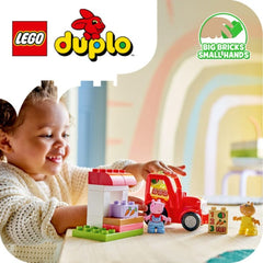 A Photo Of LEGO Tractor and Market - 18 Pieces - 10468