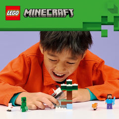 A Photo Of LEGO Steve's Taiga Adventure - 79 Pieces - 21583