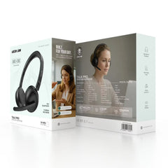A Photo Of Green Lion Talk Pro Wireless Headphones GNTLKPRWHPBK - ANC, Black