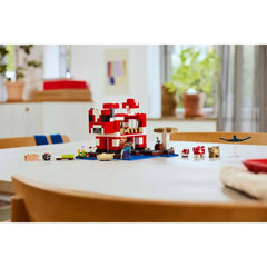 A Photo Of LEGO Minecraft The Mooshroom House 500 Pieces - 21270