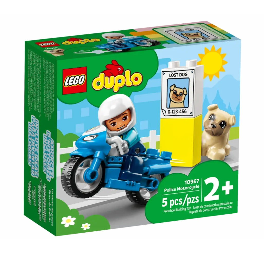 A Photo Of LEGO Duplo Police Motorcycle 5 Pieces - 10967