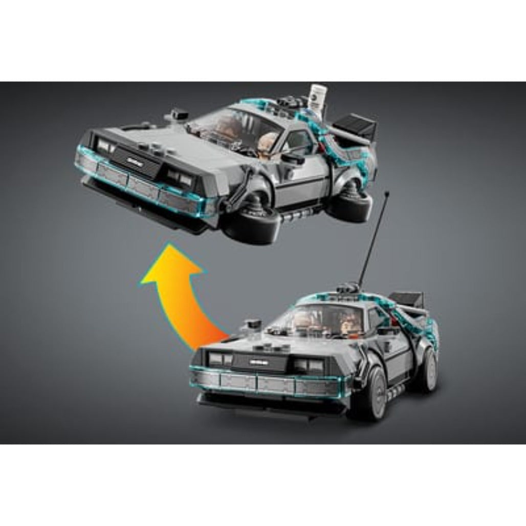 A Photo Of LEGO Time Machine from Back to the Future - 357 Pieces - 77256