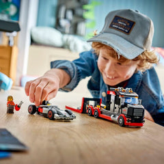 A Photo Of LEGO F1® Display Truck with Audi F1® Race Car - 508 Pieces - 60493