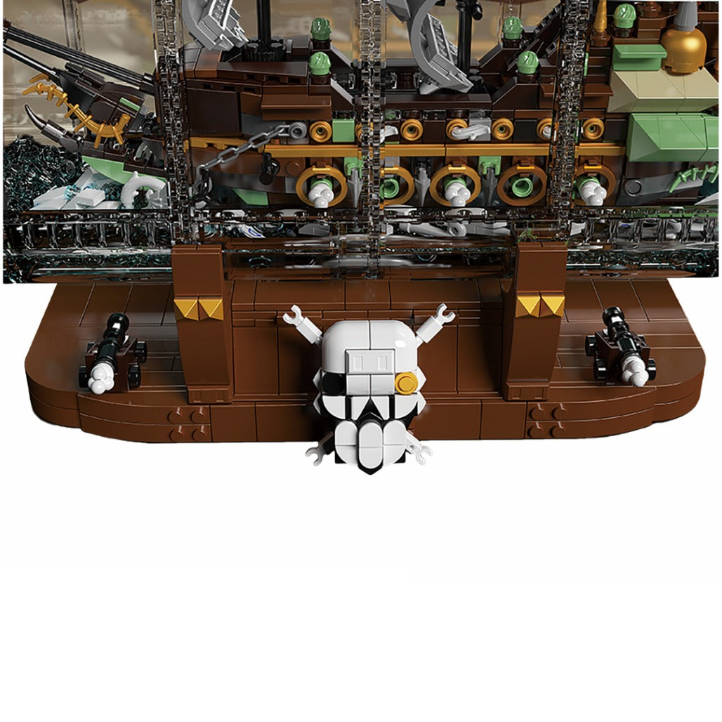 A Photo Of Mould King Flying Dutchman Ship-In-a-Bottle Building Toy Set - 2499 Pieces - 10067