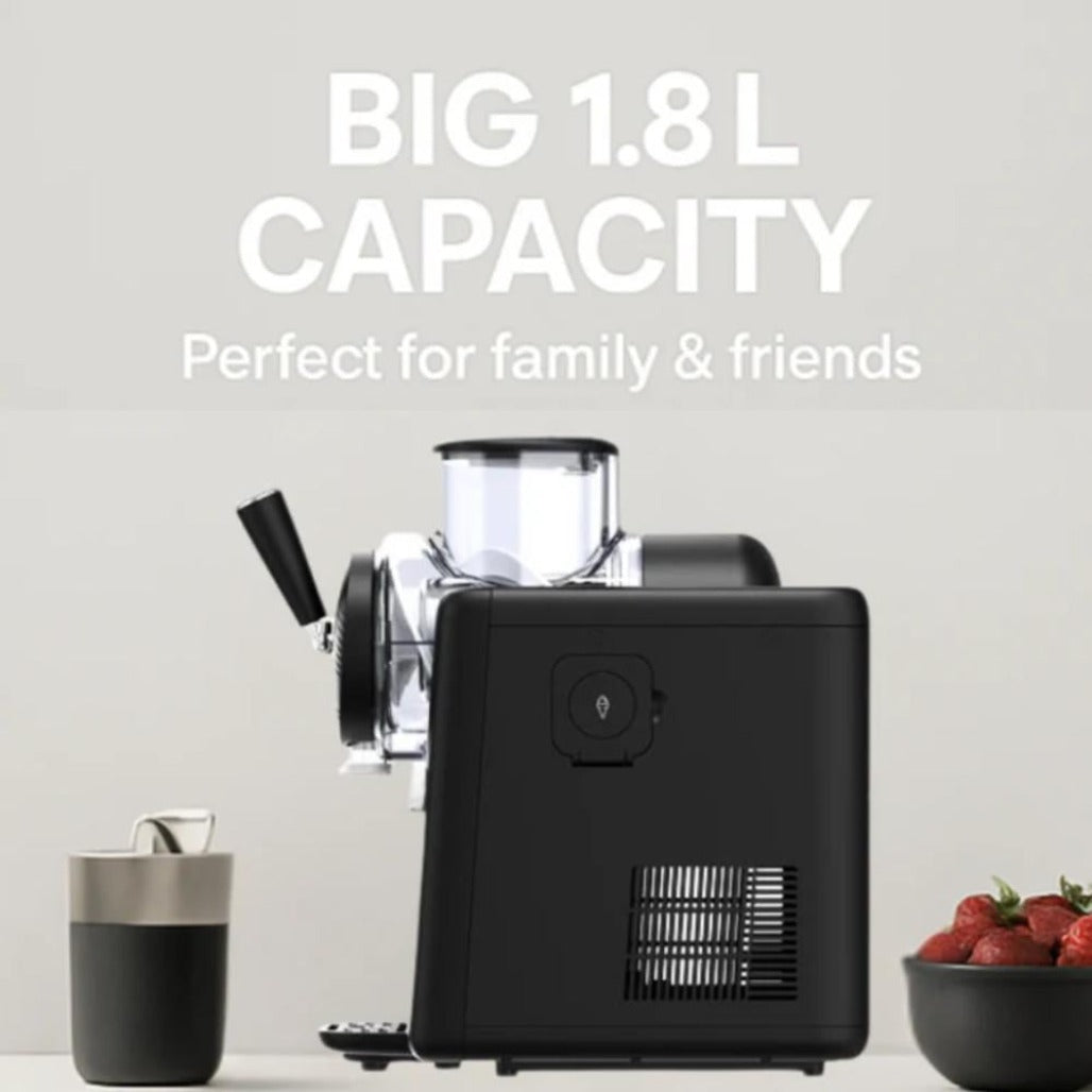 A Photo Of Nutricook Frost Ice Cream Maker, Sorbet and Milkshake Machine, 1.8L, 6 Modes, 7 Textures - Black - NC-FRS330BK