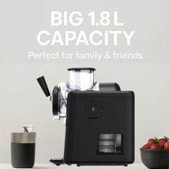A Photo Of Nutricook Frost Ice Cream Maker, Sorbet and Milkshake Machine, 1.8L, 6 Modes, 7 Textures - Black - NC-FRS330BK