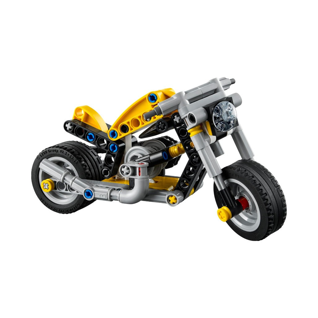 A Photo Of LEGO Yellow Motorcycle - 151 Pieces - 42225