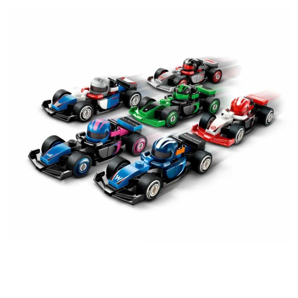 A Photo Of LEGO Minifigures F1® Collectible Race Cars 29 Pieces - 71049