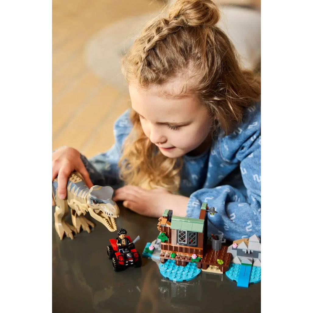 A Photo Of LEGO Jurassic World T. rex River Escape 199 Pieces - 76975