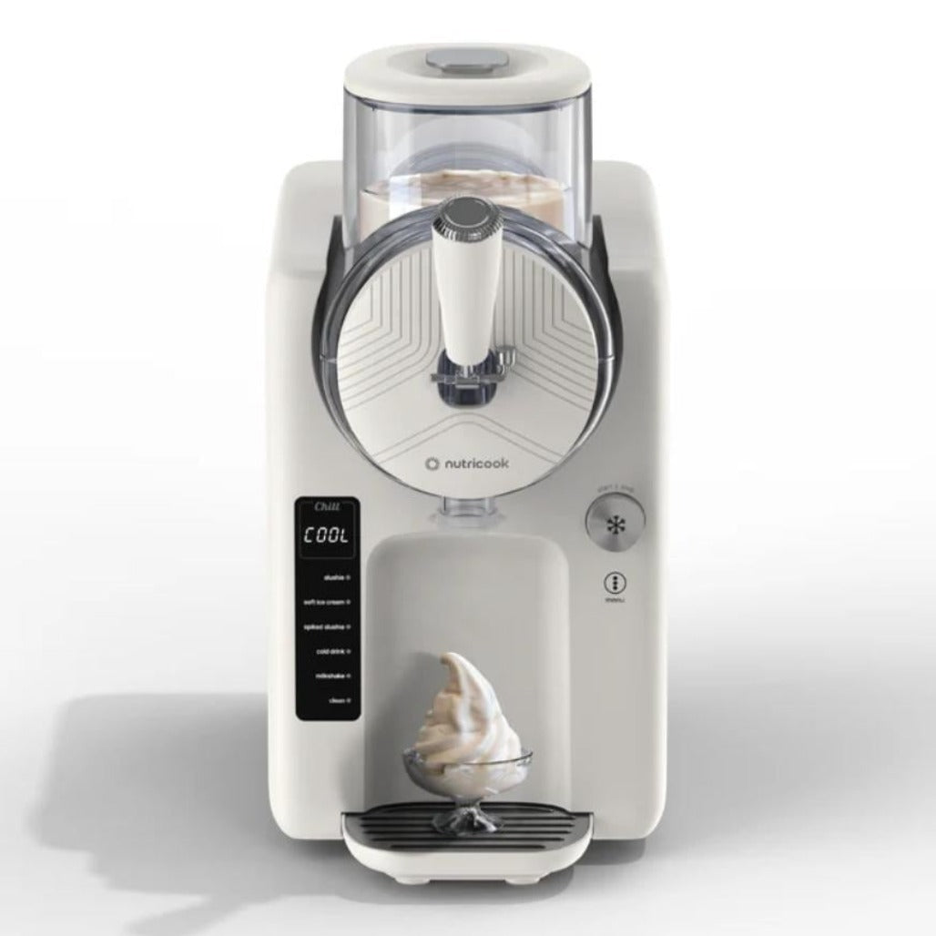 A Photo Of Nutricook Frost Ice Cream Maker, Sorbet and Milkshake Machine, 1.8L, 6 Modes, 7 Textures - Beige - NC-FRS330BG