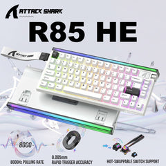 A Photo Of Attack Shark R85 HE - 75% Wired Mechanical Gaming Keyboard