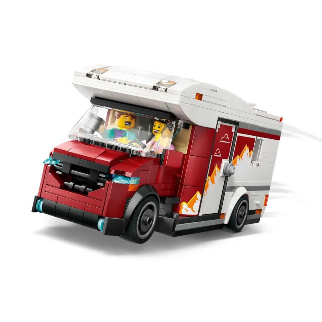 A Photo Of LEGO City Holiday Adventure Camper Van 385 Pieces - 60454