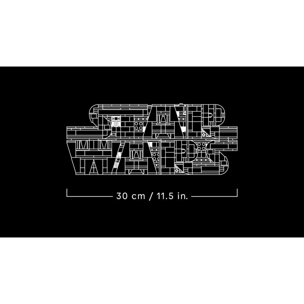 A Photo Of LEGO Star Wars Brick-Built Star Wars™ Logo 700 Pieces - 75407