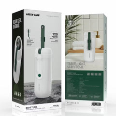 A Photo Of Green Lion Portable Bidet - 350ml Tank, White