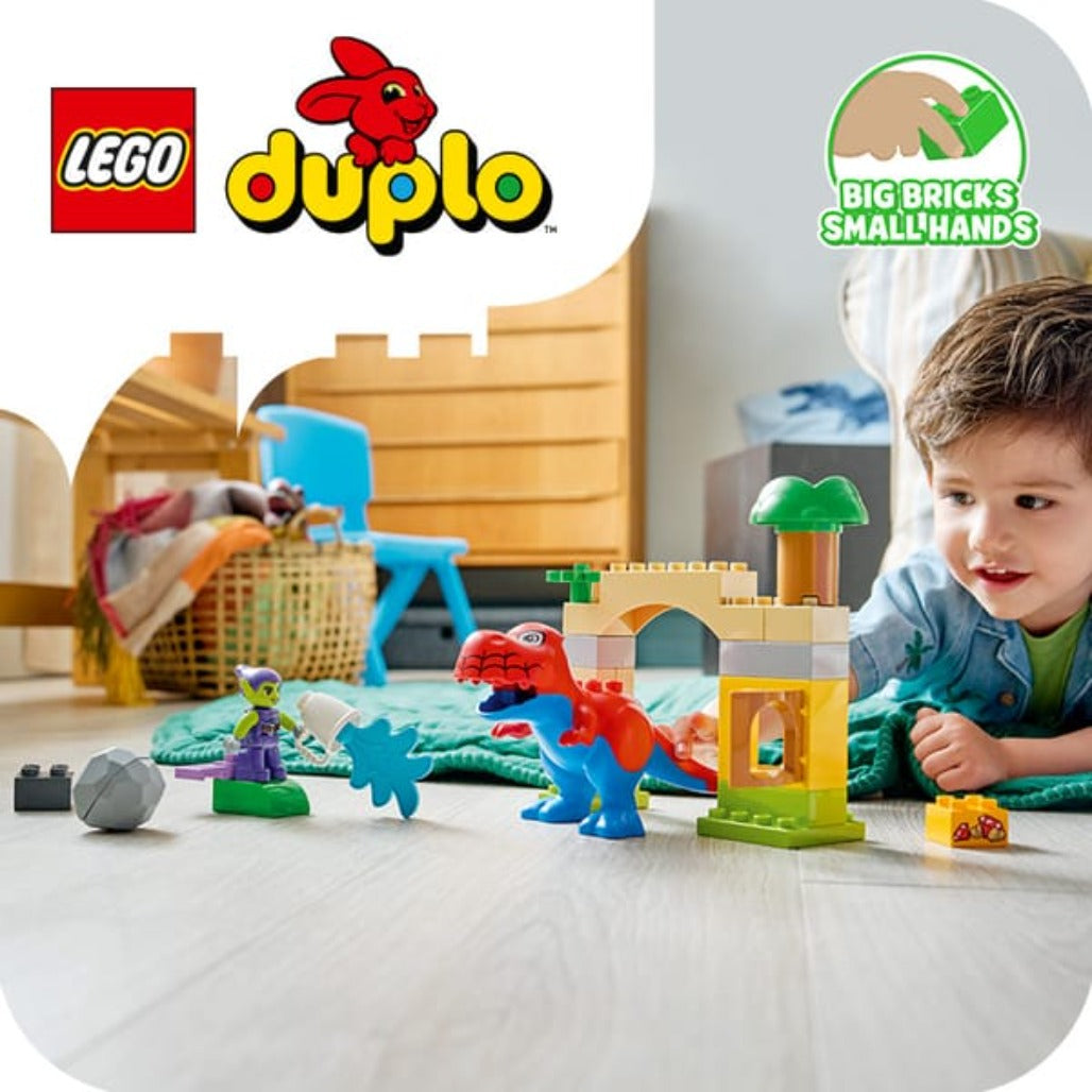 A Photo Of LEGO Dinosaur Spidey-Rex vs. Green Goblin - 25 Pieces - 10463
