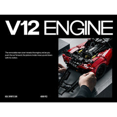 A Photo Of Nifeliz ASIL Sports Car Building Set - 4099 Pieces - NF10293