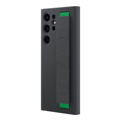 A Photo Of Samsung Galaxy S23 Ultra Silicone Grip Case – Black | Enhanced Hold and Comfort