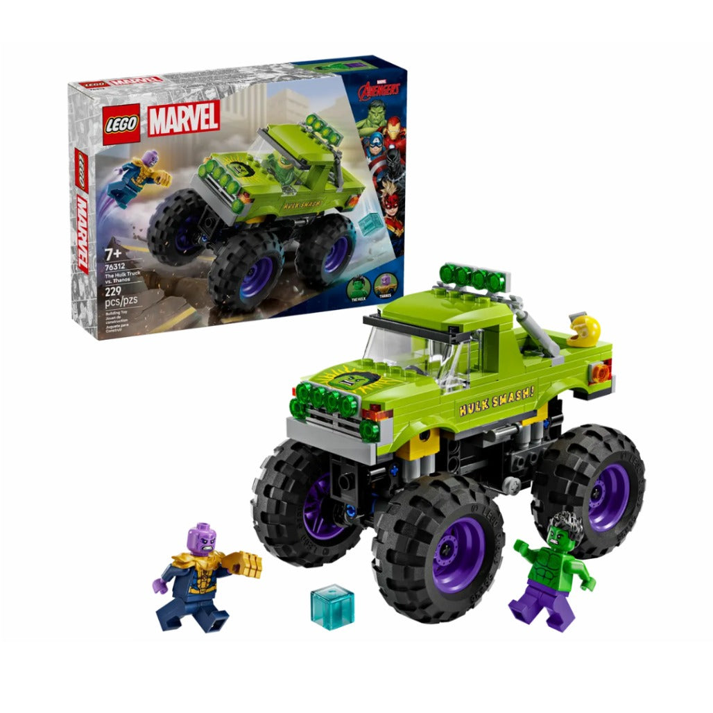 A Photo Of LEGO Marvel The Hulk Truck vs. Thanos 229 Pieces - 76312