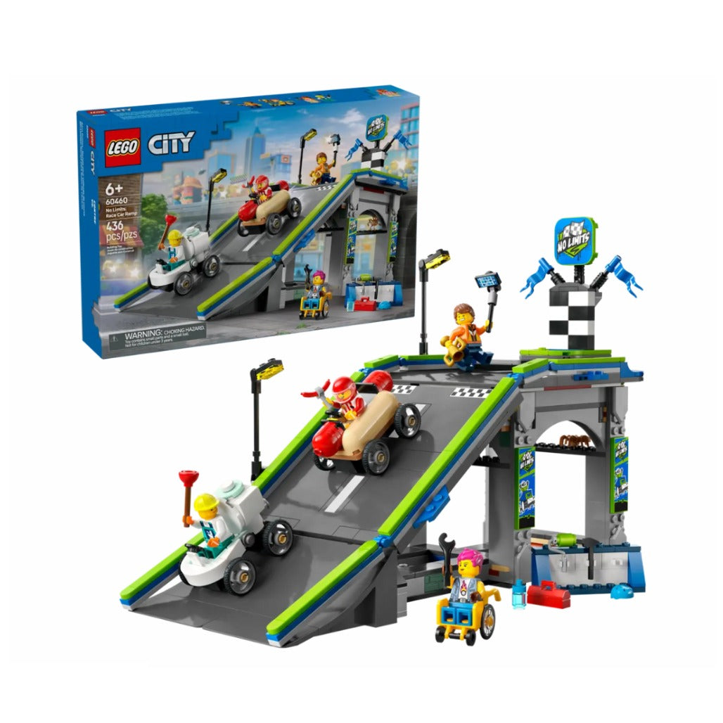 A Photo Of LEGO No Limits: Race Car Ramp Track 436 Pieces - 60460