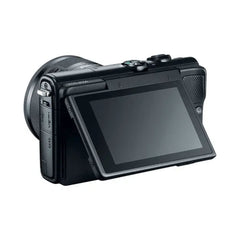 A Photo Of Canon EOS M100 Mirrorless Digital Camera with 15-45mm Lens – Compact APS-C Camera with 24.2 MP, Full HD Video, and Wi-Fi