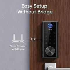 A Photo Of Eufy Security Smart Lock S230 – Keyless Fingerprint Entry with Wi-Fi, BHMA Certified, IP65 Weatherproof