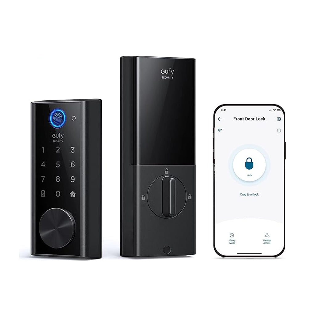 A Photo Of Eufy Security Smart Lock S230 – Keyless Fingerprint Entry with Wi-Fi, BHMA Certified, IP65 Weatherproof