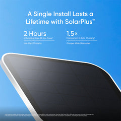 A Photo Of Eufy SoloCam S340 - Wireless Outdoor Security Camera with Dual Lens and Solar Panel