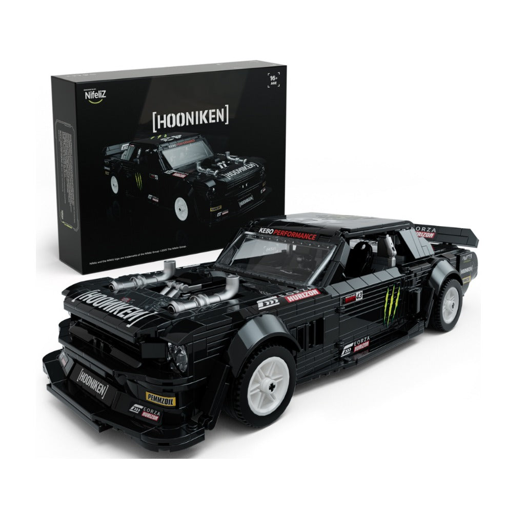 A Photo Of Nifeliz Mini HOONIKEN Muscle Car Building Set - 1605 Pieces - NF10272A