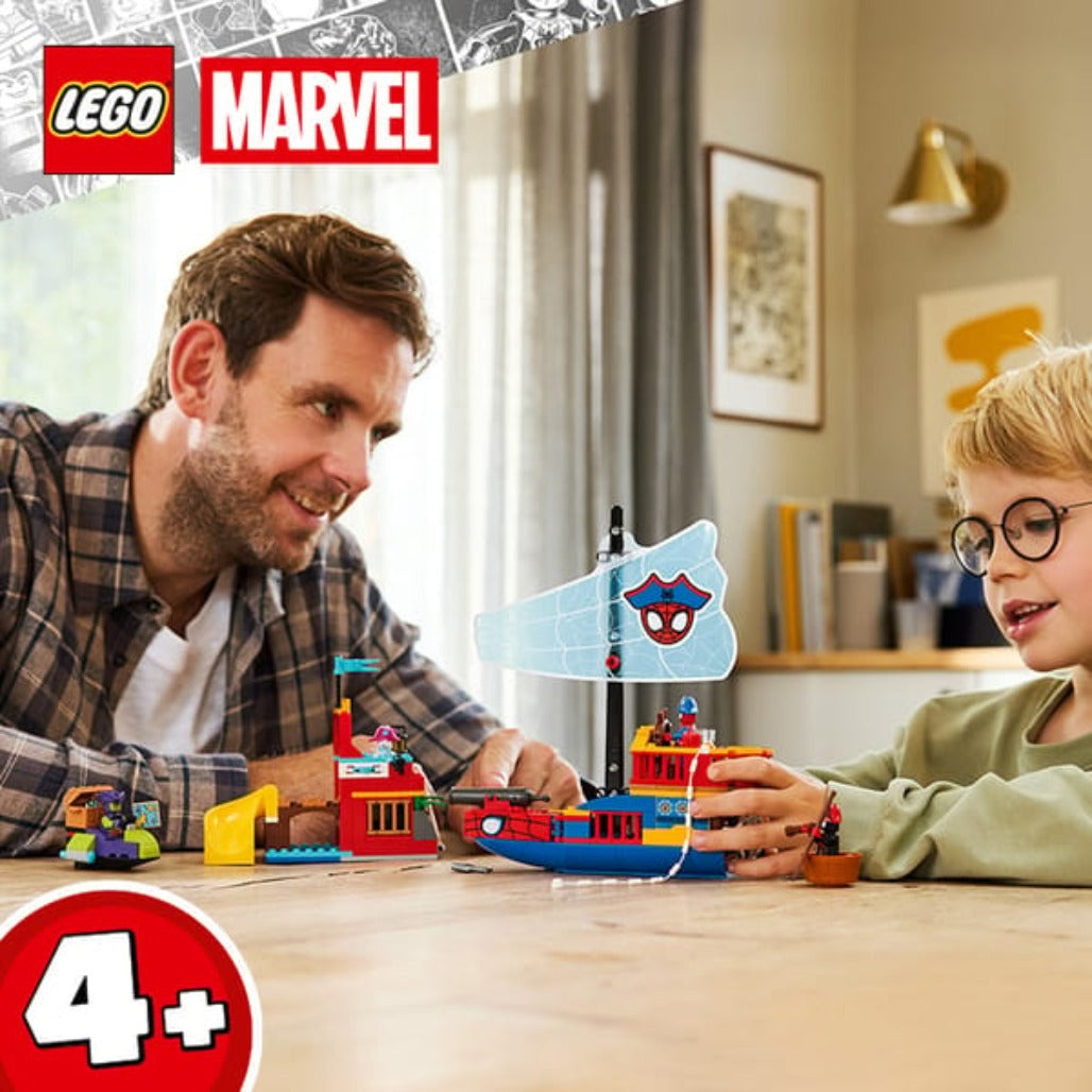 A Photo Of LEGO Team Spidey Pirate Ship - 201 Pieces - 11208