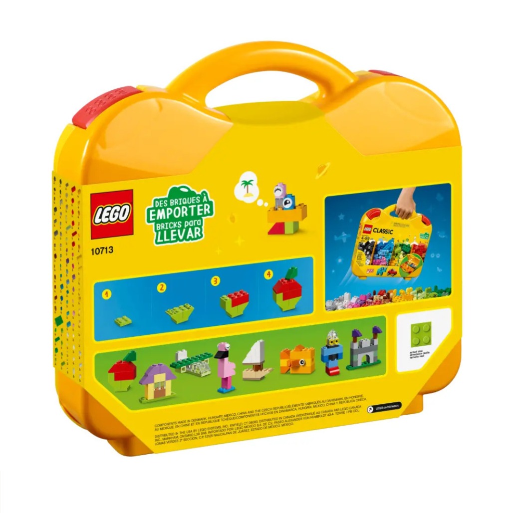 A Photo Of LEGO Classic Creative Suitcase 213 Pieces - 10713