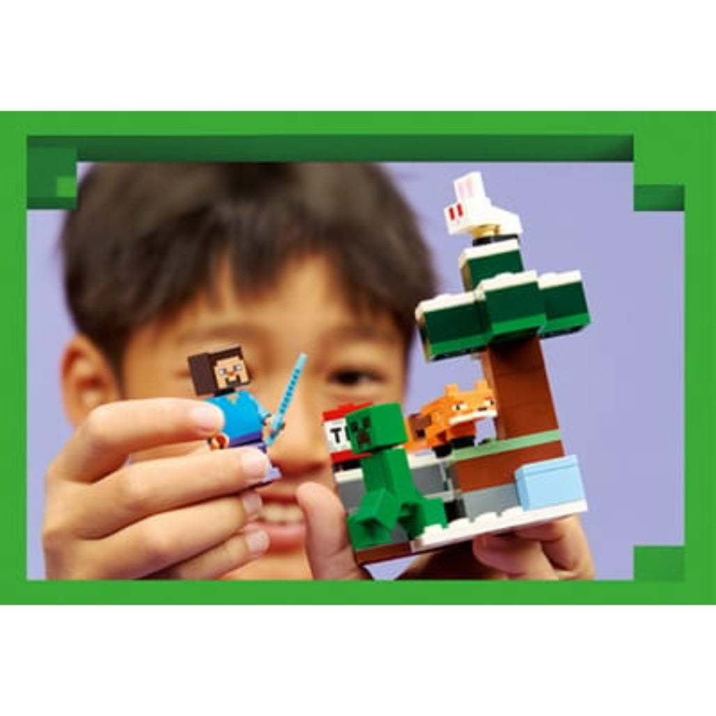 A Photo Of LEGO Steve's Taiga Adventure - 79 Pieces - 21583