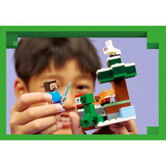 A Photo Of LEGO Steve's Taiga Adventure - 79 Pieces - 21583