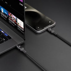A Photo Of Powerology USB-C Cable PCAB026GY - 100W PD, 2M, Gray