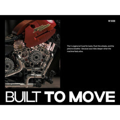 A Photo Of Nifeliz Chopper Motorcycle Building Set - 572 Pieces - NF10308