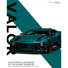 A Photo Of Nifeliz Valor Sports Car Building Set - 3374 Pieces - NF10268
