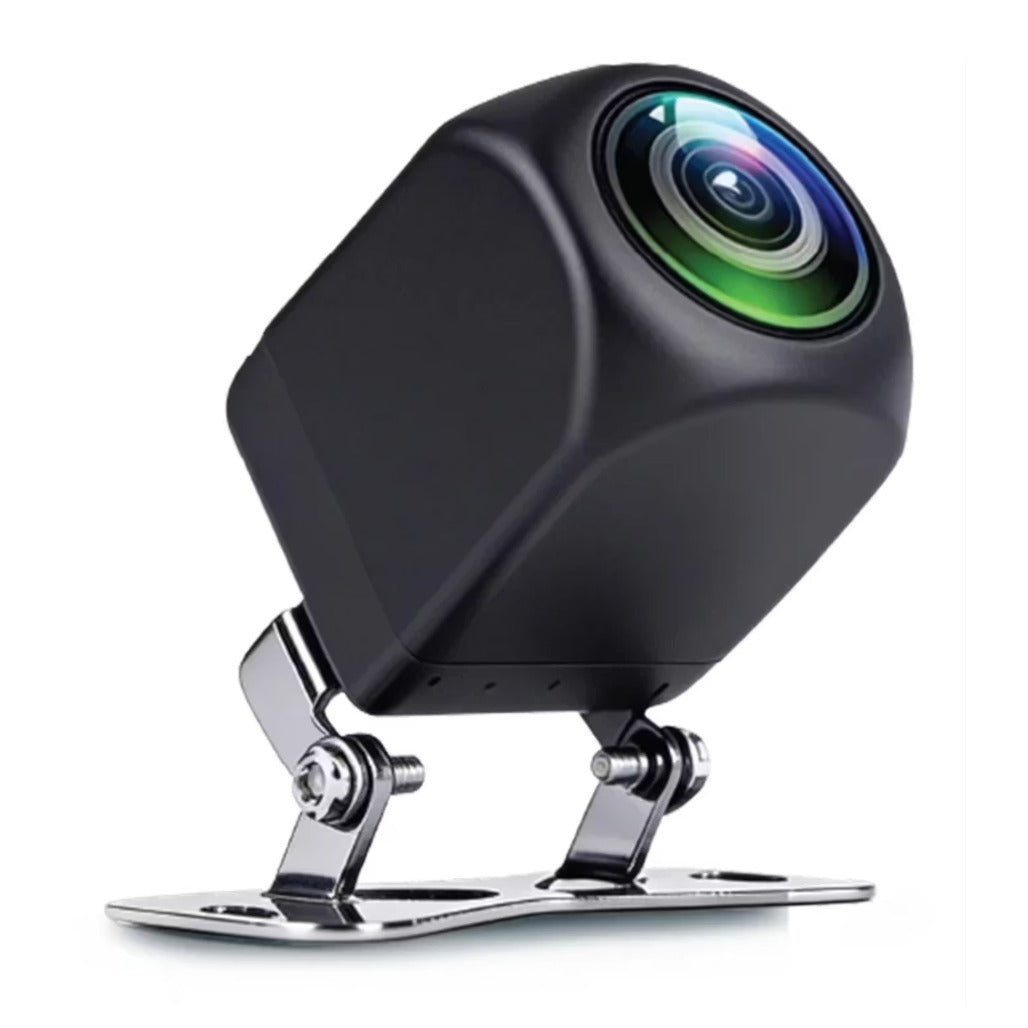 A Photo Of Powerology SENTRA Dash Camera with 4× Camera Lenses & GPS + Touch Screen Display - Black