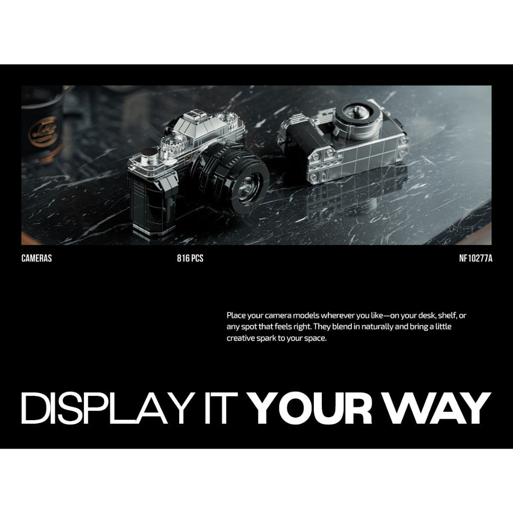 A Photo Of Nifeliz Cameras Building Set - 816 Pieces - NF10277A