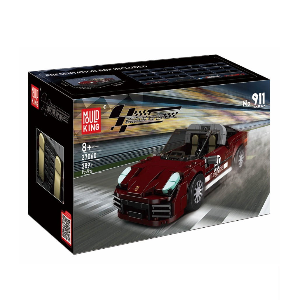 A Photo Of Mould King 27060S 911 Targo Supercar Building Toy Set - 389 Pieces - 27060