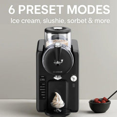 A Photo Of Nutricook Frost Ice Cream Maker, Sorbet and Milkshake Machine, 1.8L, 6 Modes, 7 Textures - Black - NC-FRS330BK