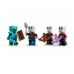 A Photo Of LEGO Minecraft The Illager Desert Patrol 105 Pieces - 21267