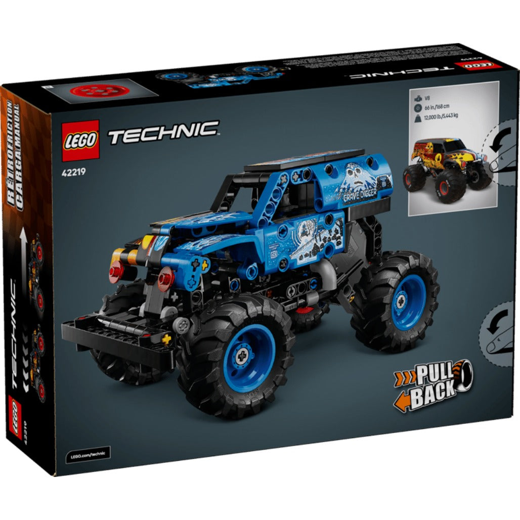 A Photo Of LEGO Monster Jam™ Grave Digger™ Fire and Ice - 263 Pieces - 42219
