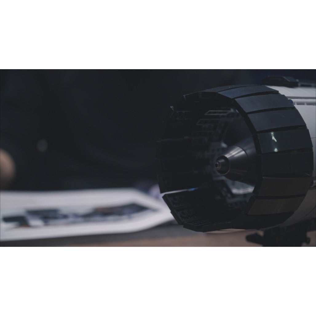 A Photo Of Nifeliz Turbofan Engine Building Set - 2216 Pieces - NF10317