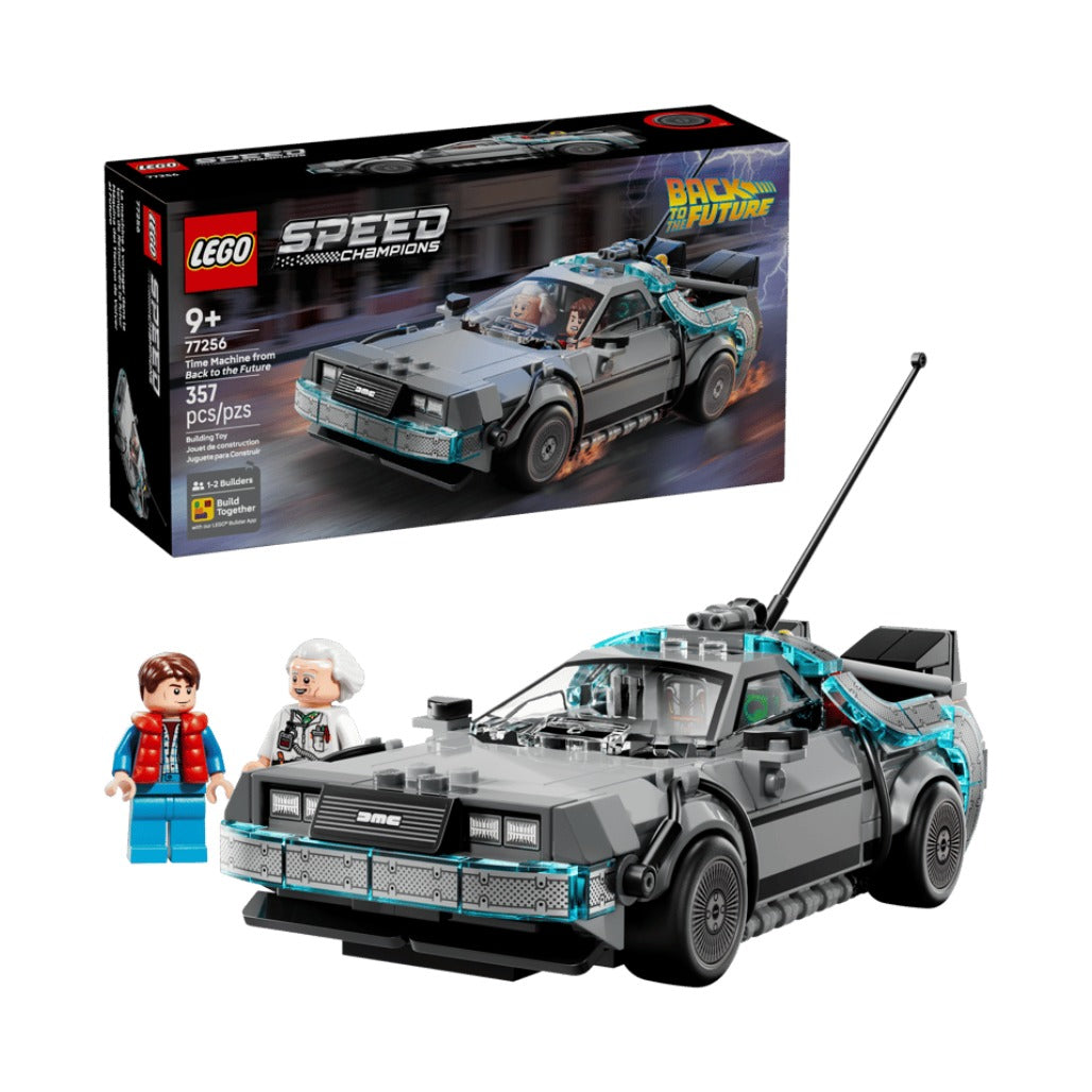 A Photo Of LEGO Time Machine from Back to the Future - 357 Pieces - 77256