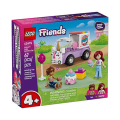 A Photo Of LEGO Unicorn Cake Delivery Car - 67 Pieces - 42675