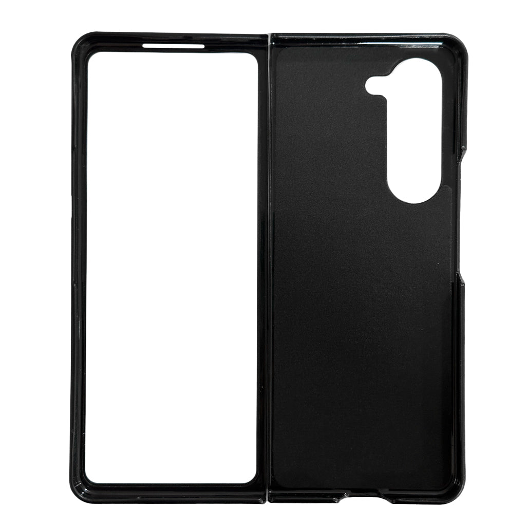 A Photo Of Pattern Leather Phone Case for Samsung Galaxy Z Fold 5 | Durable Protection with Full Access to Ports and Buttons
