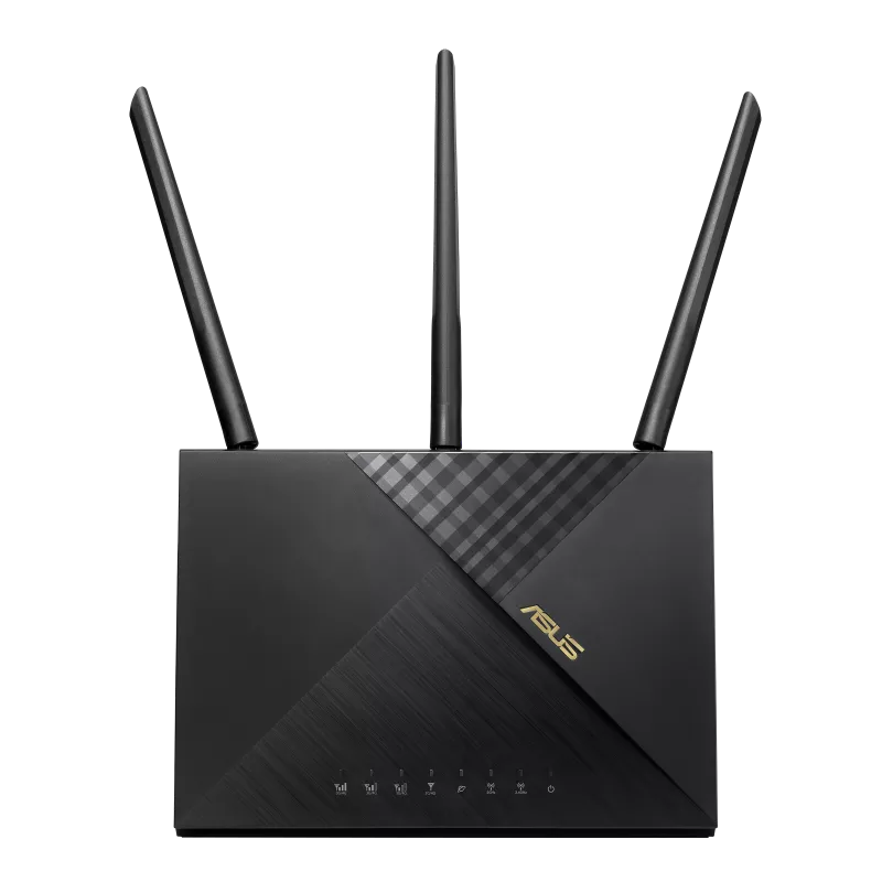 A Photo Of Asus 4G-AX56 Dual-Band WiFi 6 Router with 300Mbps 4G LTE | AX1800 High-Speed Network Router