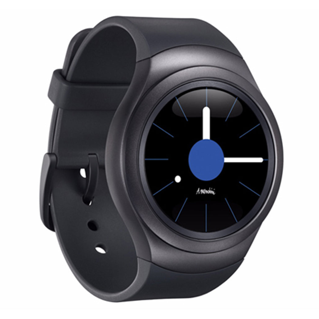 A Photo Of Samsung Galaxy Gear S2 - Smart Watch - Dark Gray