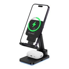 A Photo Of Green Lion 4 In 1 Magnetic Charger (15W Power Output) - GN4IN1MGCBK