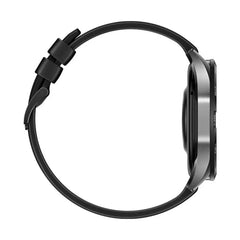 A Photo Of Huawei Watch GT4 46mm Black Fluoroelastomer Strap - Advanced Smartwatch with AMOLED Display